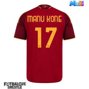 AS Roma Manu Kone #17 Domácí Dres 2026-27 Krátký Rukáv